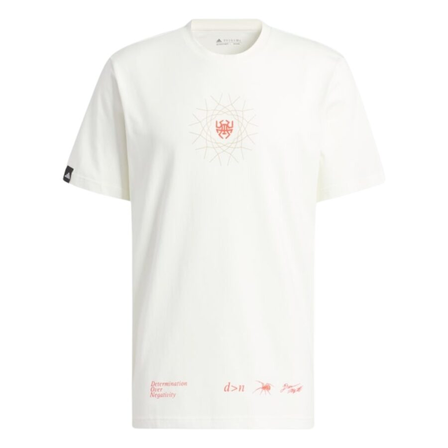 áo adidas donovan mitchell graphic tee - off white ii7786