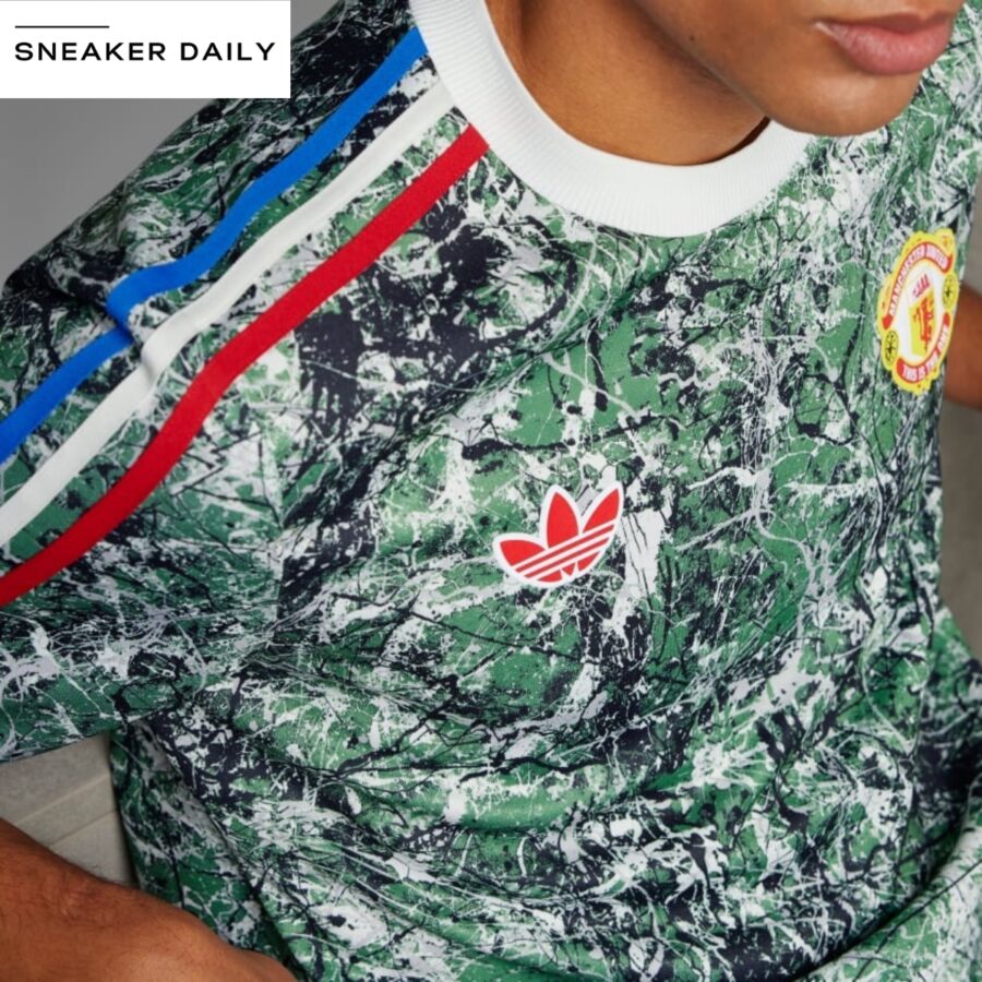 áo adidas manchester united stone roses originals icon jersey - multicolor im8270