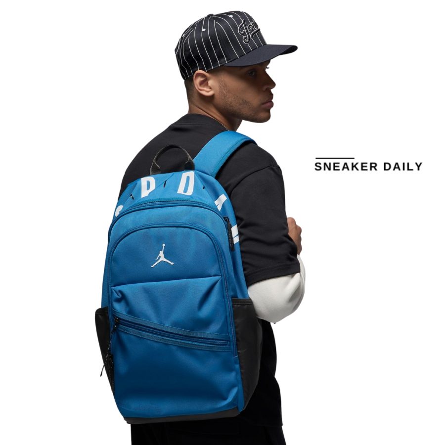 balo jordan air patrol backpack (29l) - industrial blue hj3266-405