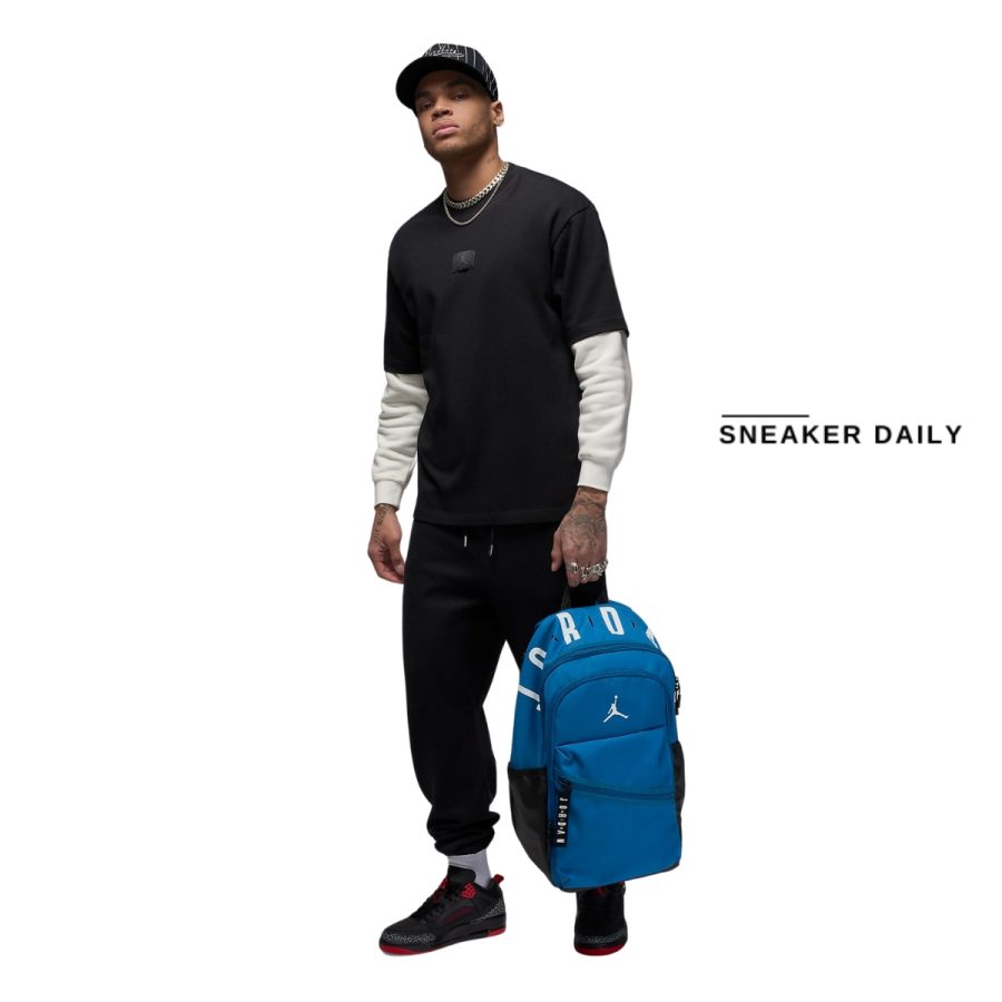 balo jordan air patrol backpack (29l) - industrial blue hj3266-405