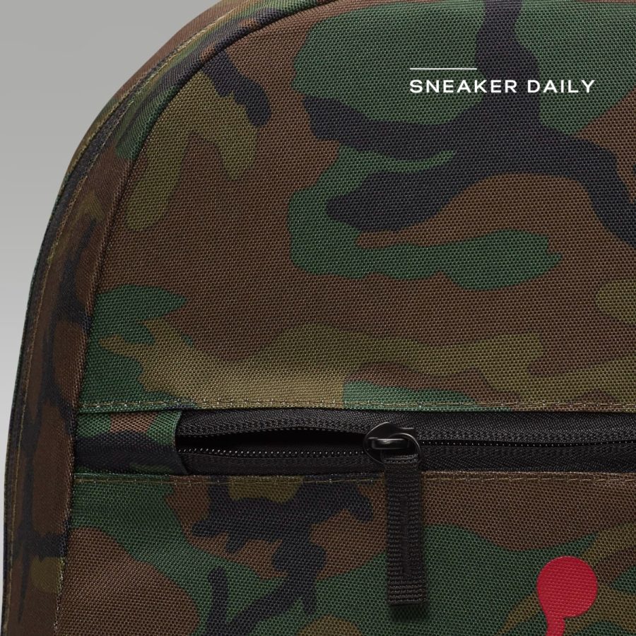 balo jordan backpack (large) - camo green dz0703-352