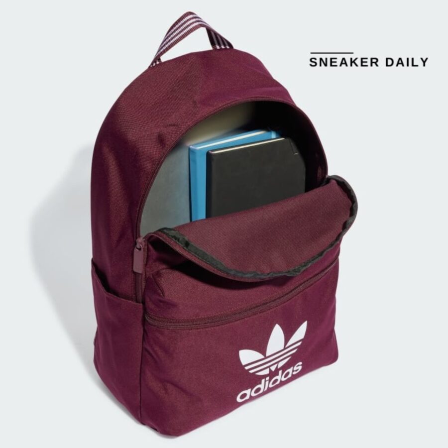 balo adidas adicolor backpack - burgundy il1961