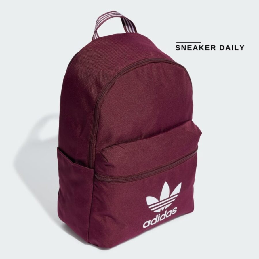 balo adidas adicolor backpack - burgundy il1961