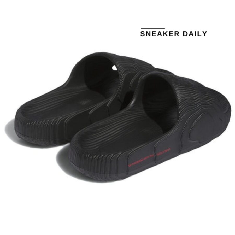 dép adidas adilette 22 slides 'black scarlet' id4925