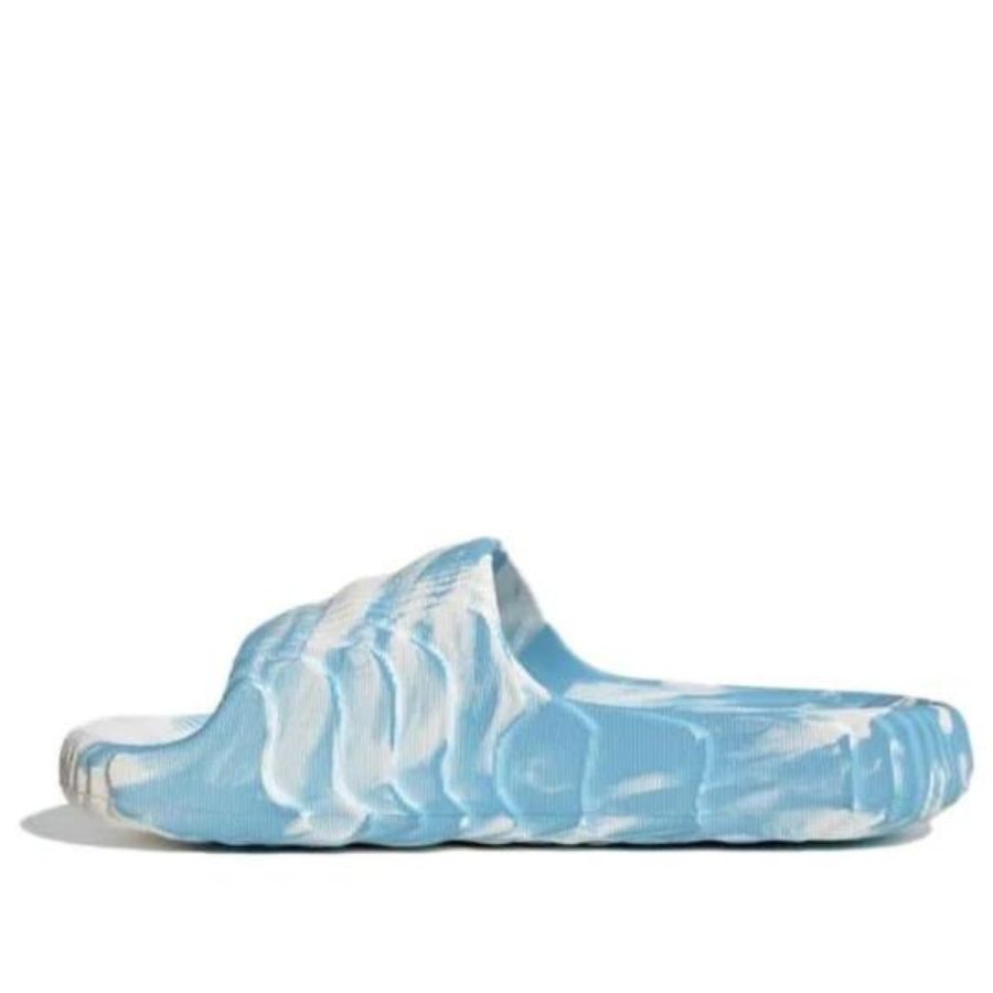 dép adidas adilette 22 slides 'clear blue white' id7807