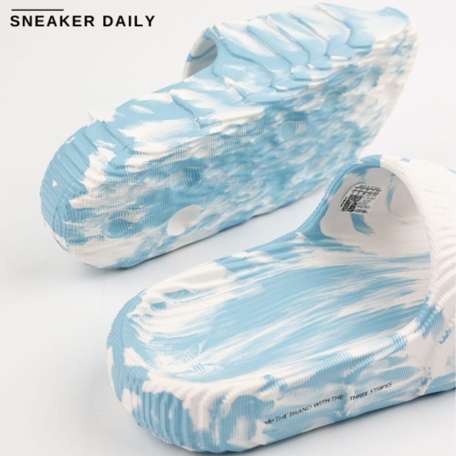 dép adidas adilette 22 slides 'clear blue white' id7807