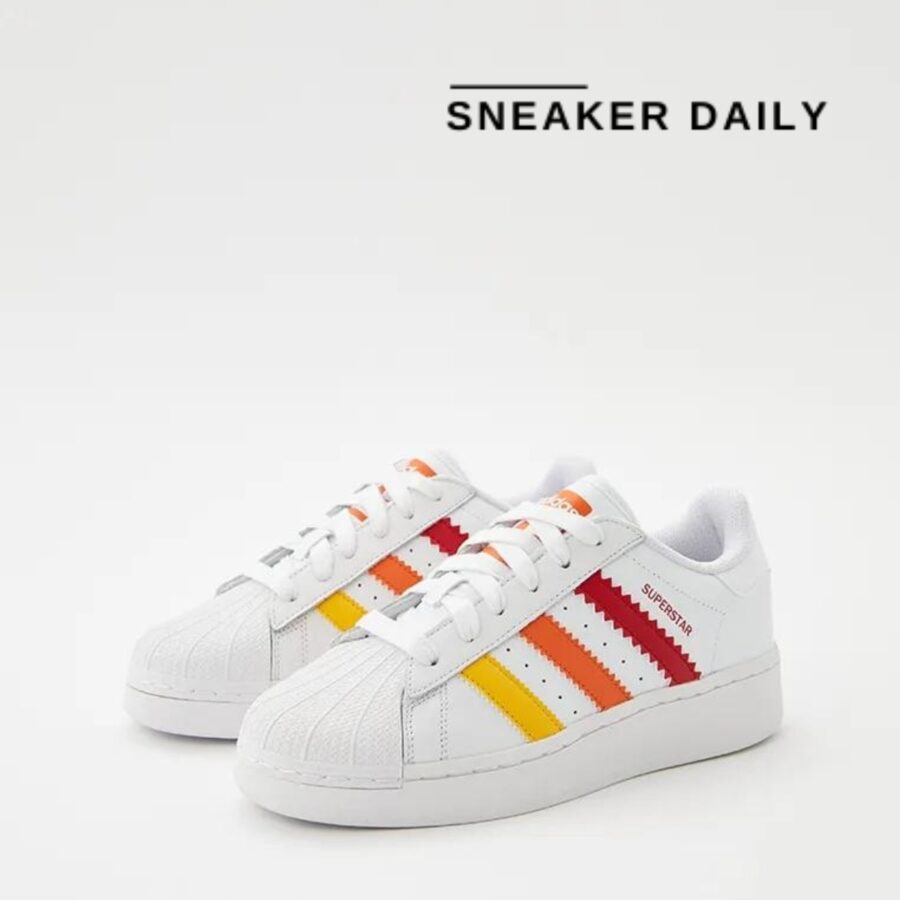 giày adidas superstar xlg 'white multi-color' (wmns) if9122