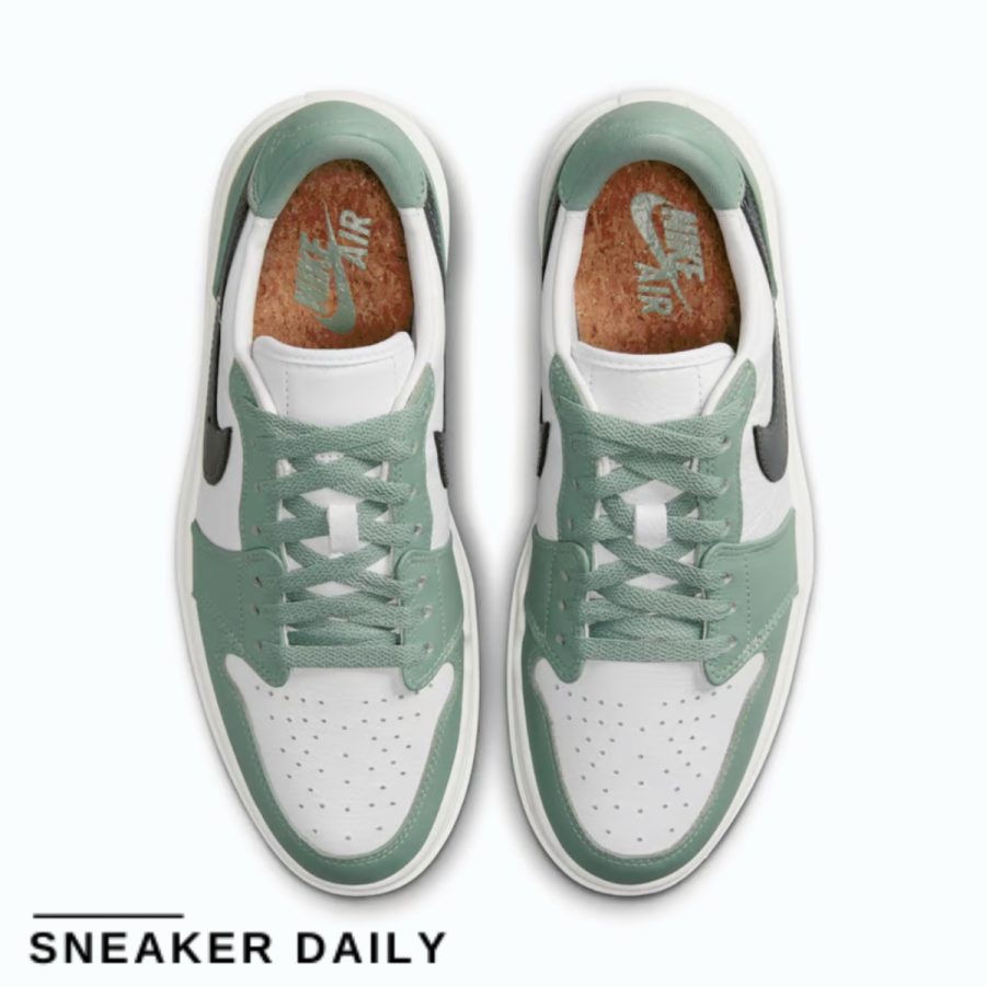 giày air jordan 1 low elevate 'jade smoke' dh7004-300