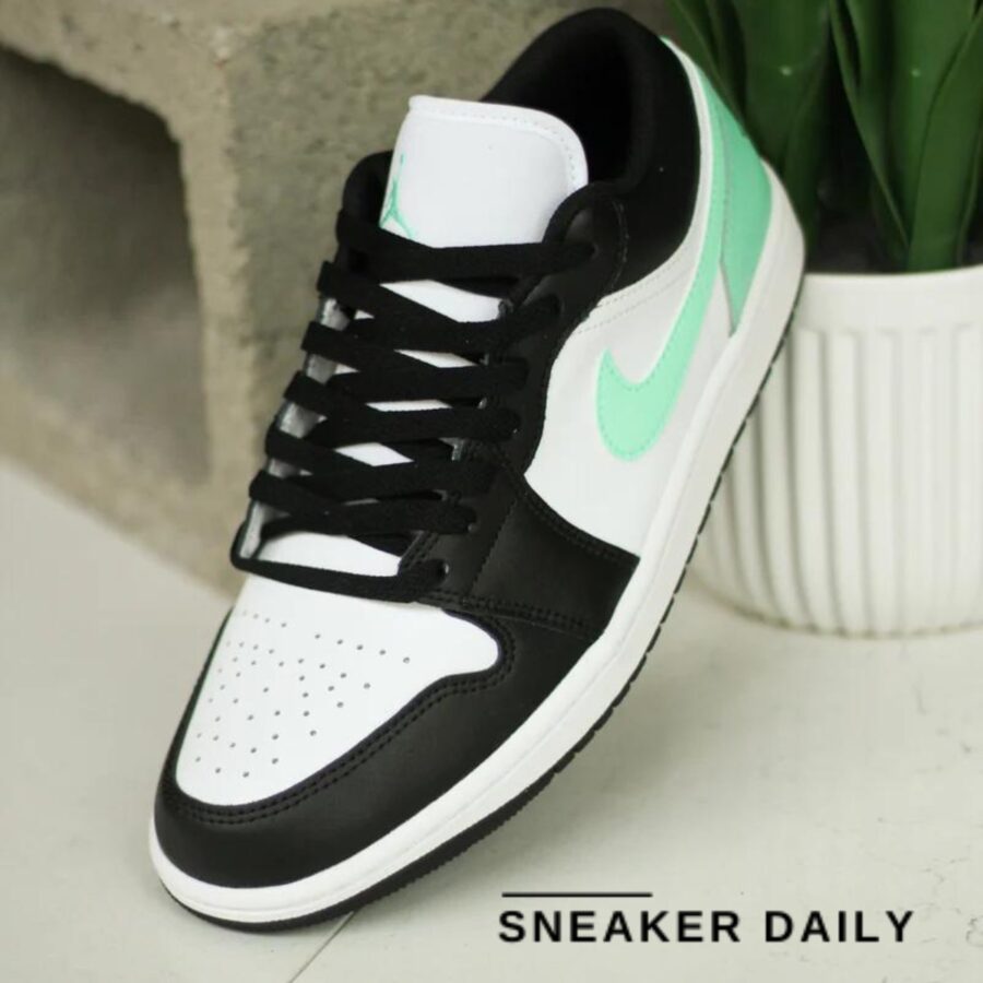 giày air jordan 1 low 'green glow' 553558-131