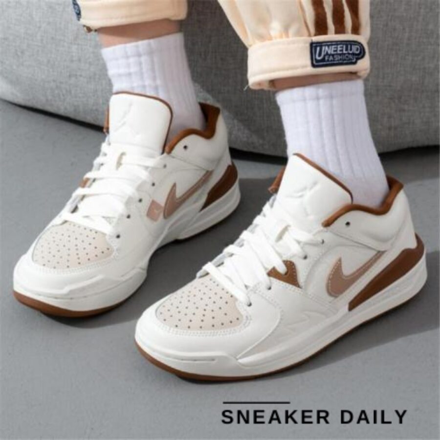 giày air jordan stadium 90 'light british tan' hf5762-121