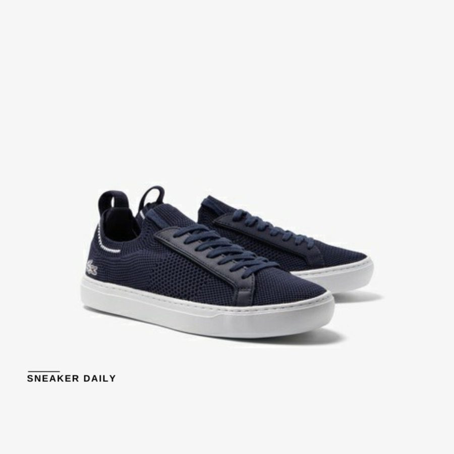 giày lacoste men's la piquee nu sneaker 'navy' 45cma0021-092