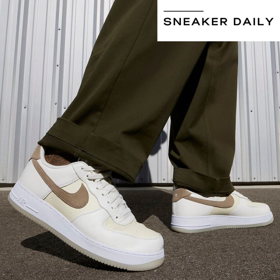 giày nike air force 1 low 'sail khaki coconut milk' fn5832-101