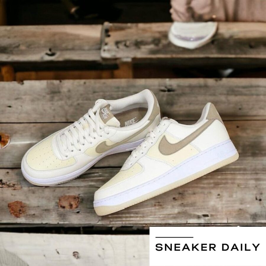 giày nike air force 1 low 'sail khaki coconut milk' fn5832-101