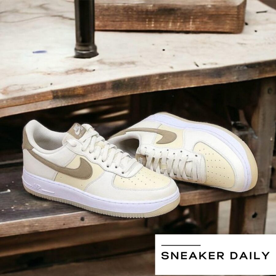 giày nike air force 1 low 'sail khaki coconut milk' fn5832-101