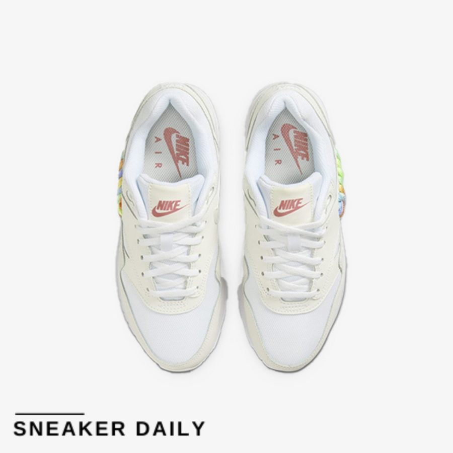 giày nike air max 1 se gs 'rainbow lace swoosh' fn4782-100