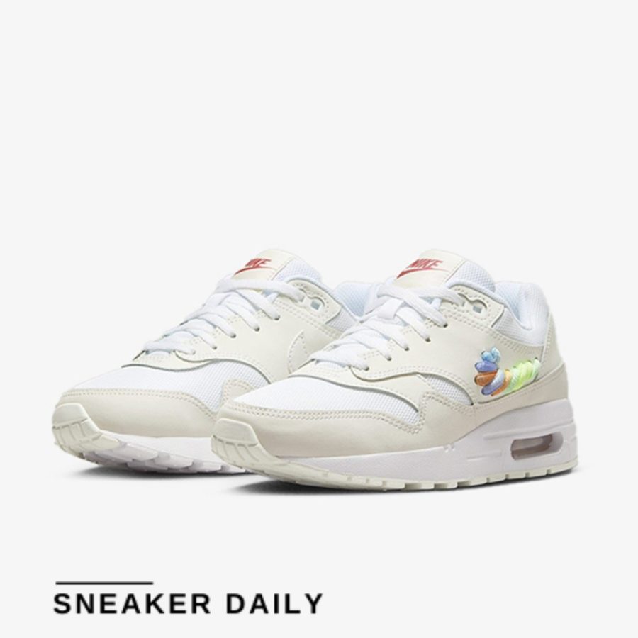 giày nike air max 1 se gs 'rainbow lace swoosh' fn4782-100