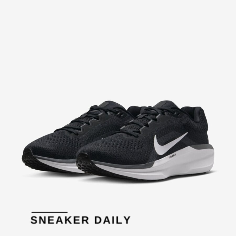 giày nike air winflo 11 'black white' (wmns) fj9510-001