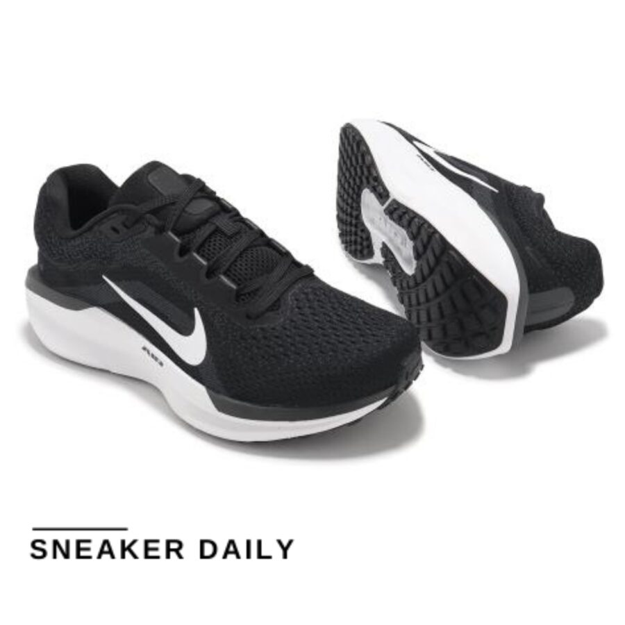 giày nike air winflo 11 'black white' (wmns) fj9510-001