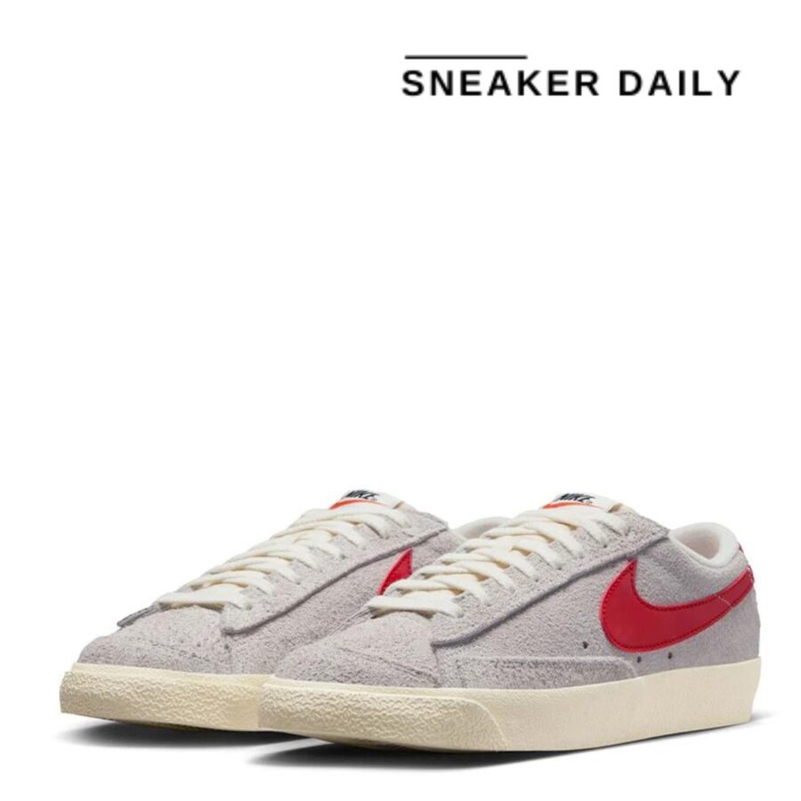 giày nike blazer low 77 'photon dust red' fq8060-100