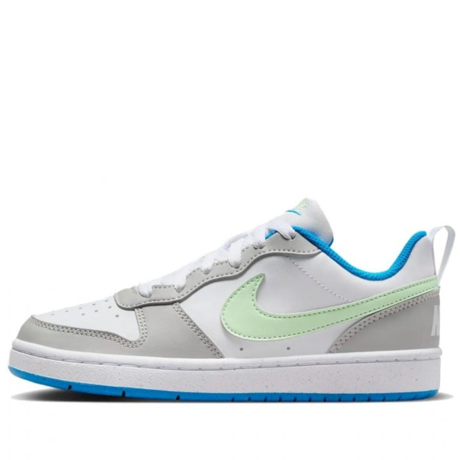 giày nike court borough low recraft gs 'light iron ore vapor green' dv5456-005