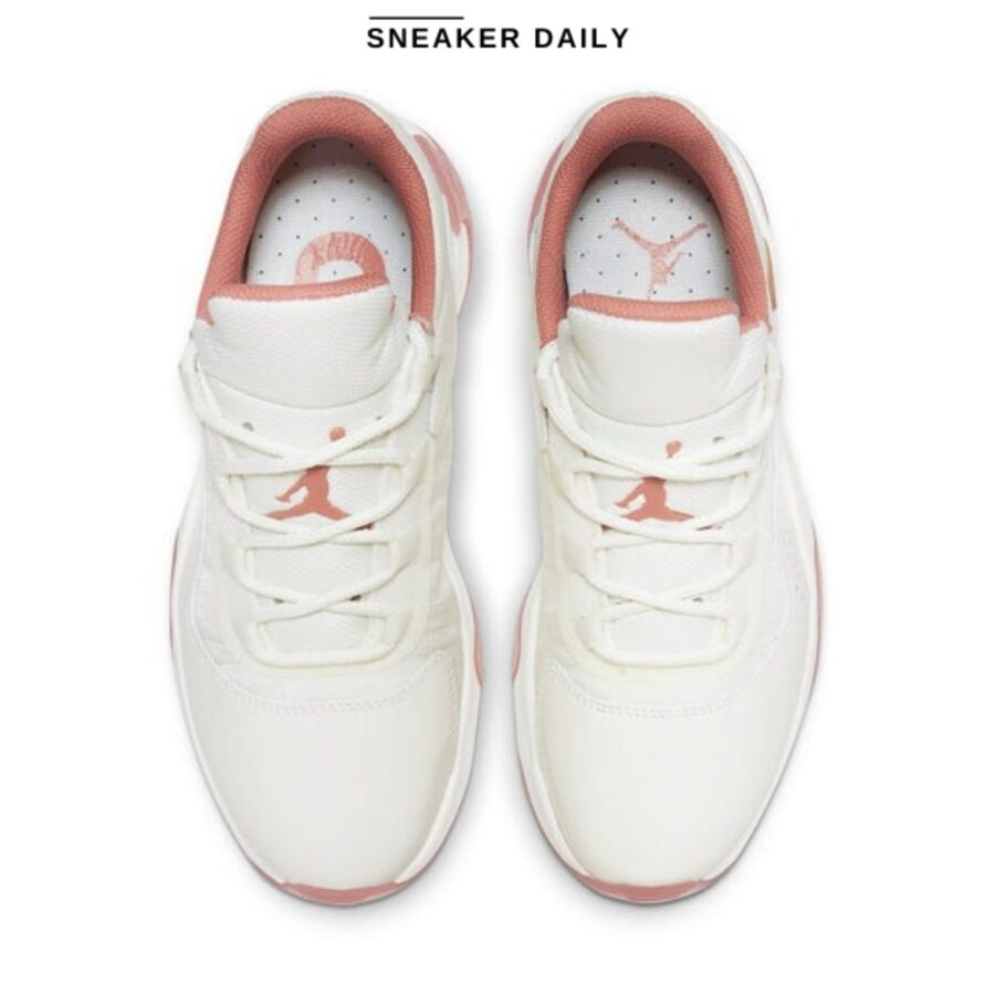 giày (wmns) air jordan 11 cmft low 'sail sky j orange' dv2629-108