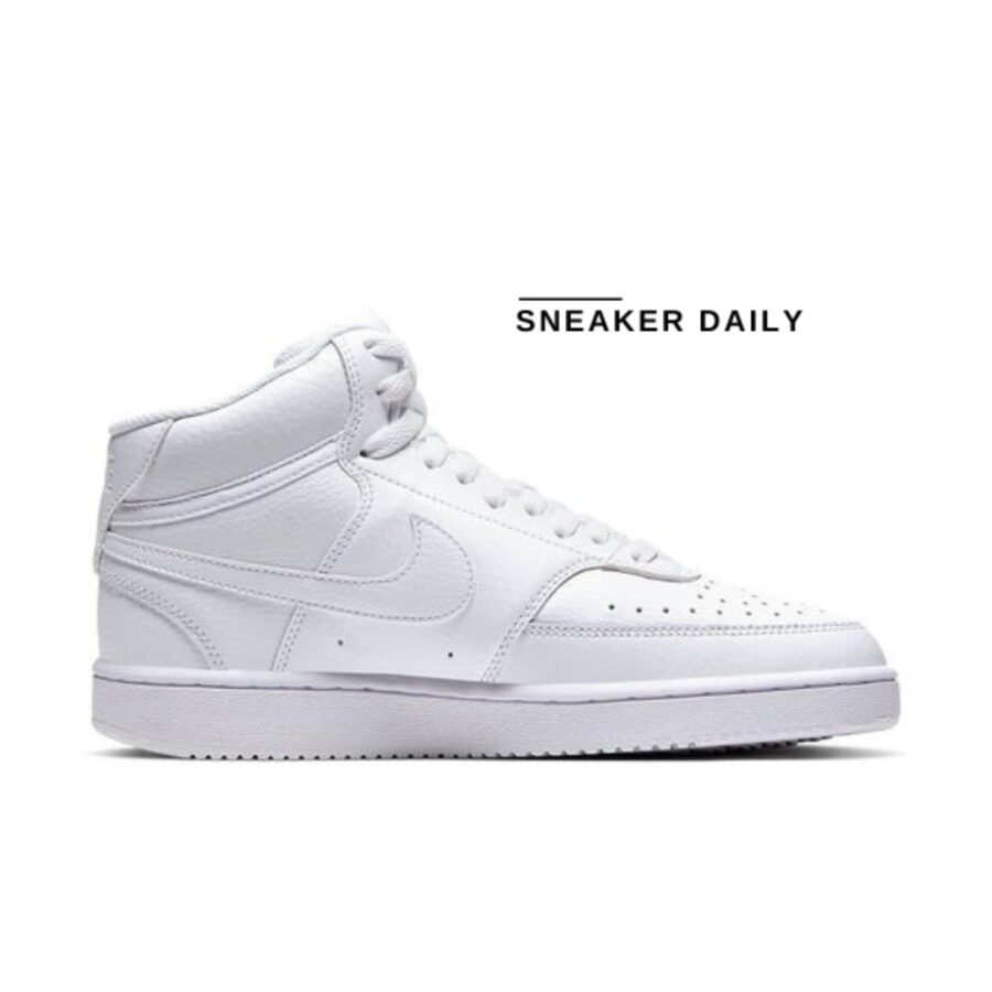 giày (wmns) nike court vision mid 'triple white' cd5436-100