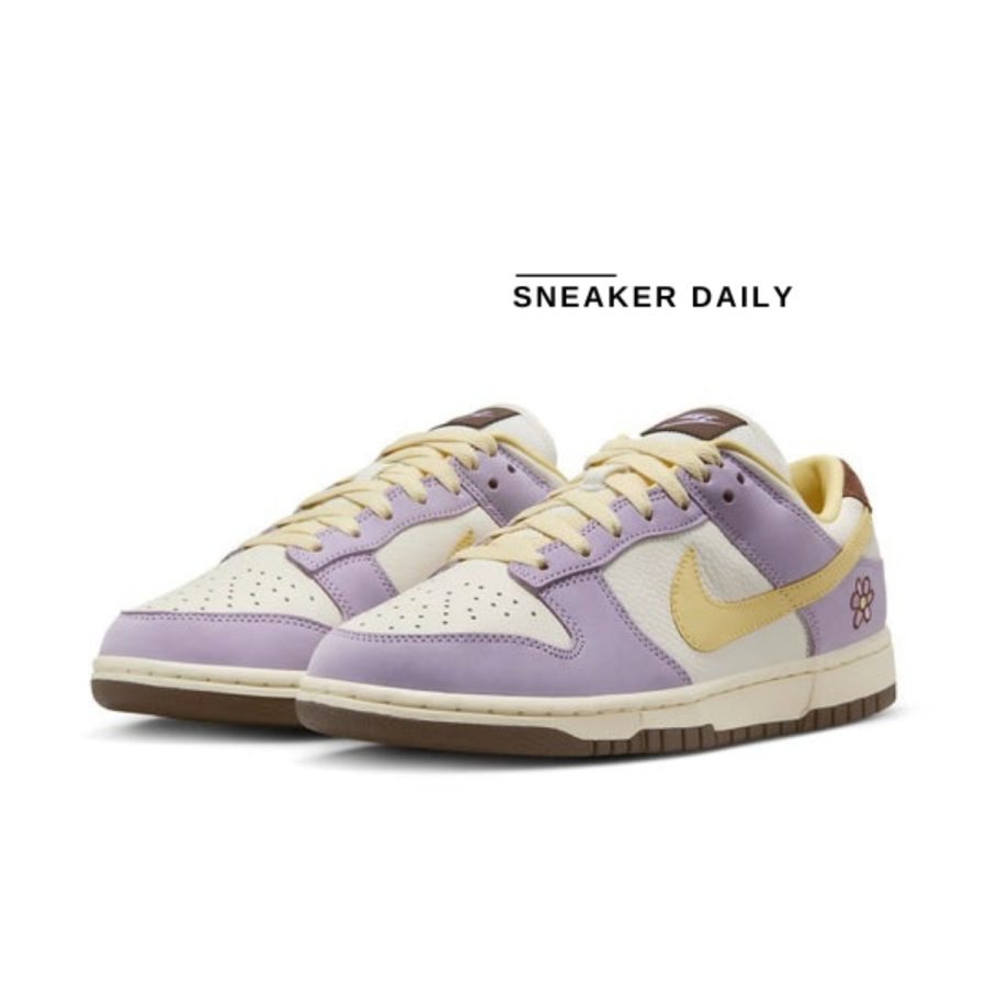 giày (wmns) nike dunk low premium 'lilac bloom' fb7910-500