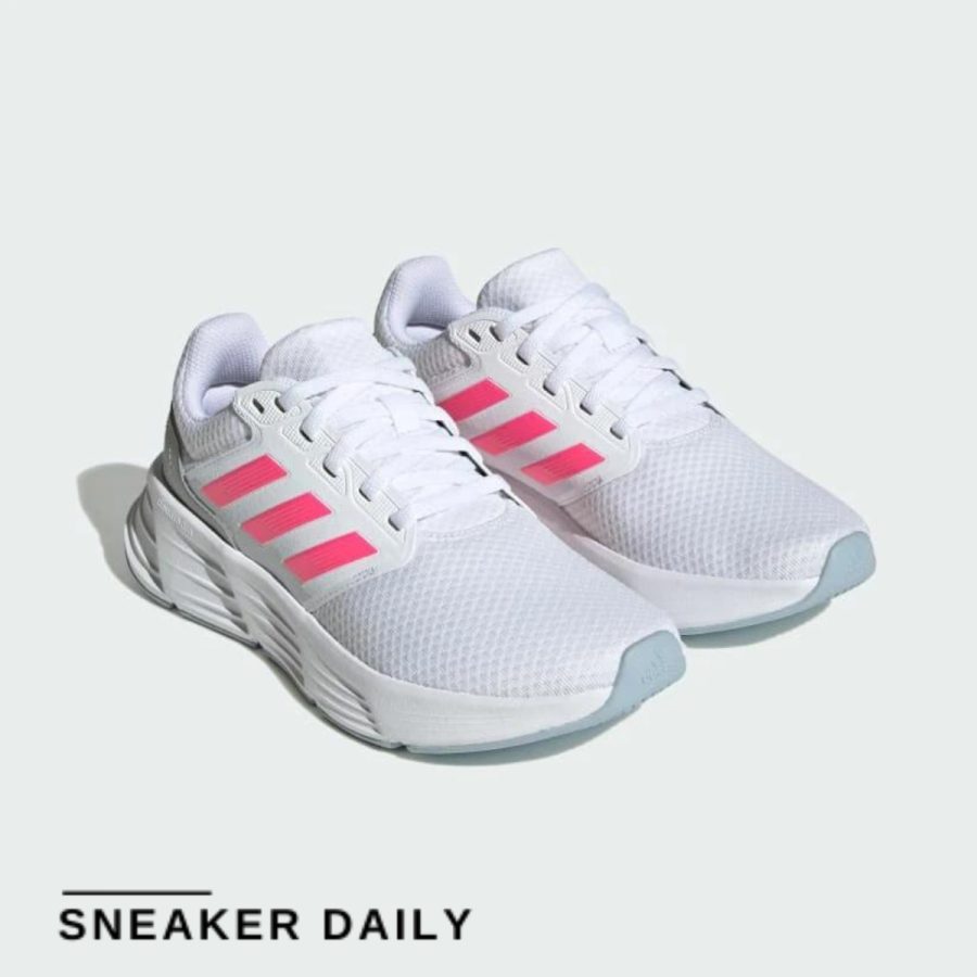 giày adidas galaxy 6 'white silver pink' (wmns) ie1988