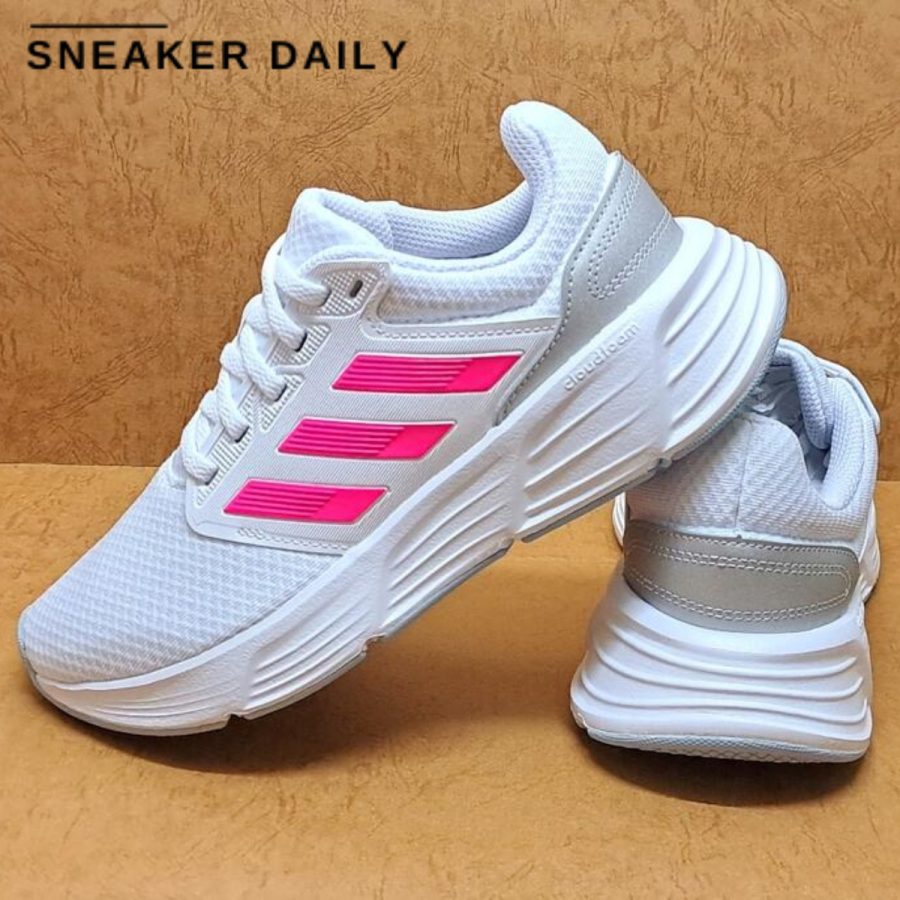 giày adidas galaxy 6 'white silver pink' (wmns) ie1988