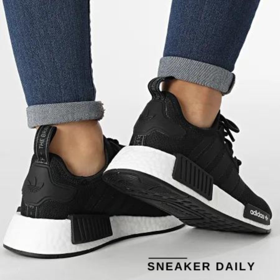 giày adidas nmd_r1 refined j 'black white' h02333