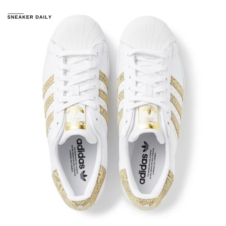 giày adidas superstar 'white gold' fz0008