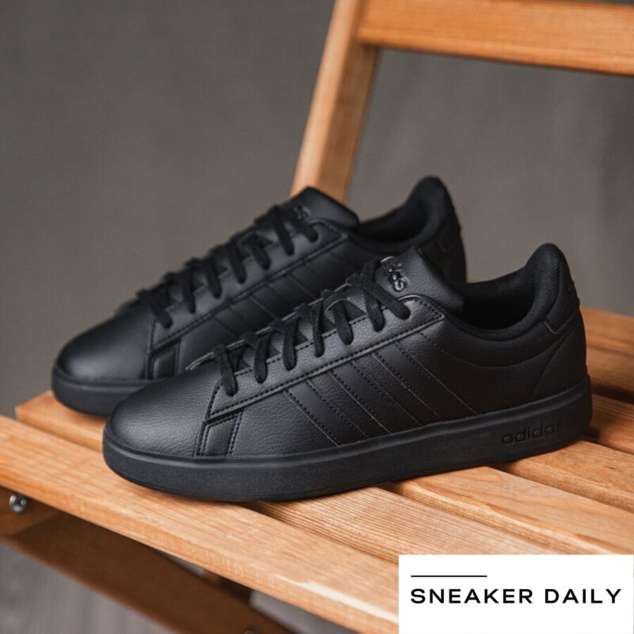 giày adidas neo grand court cloudfoam 'black' gw9198