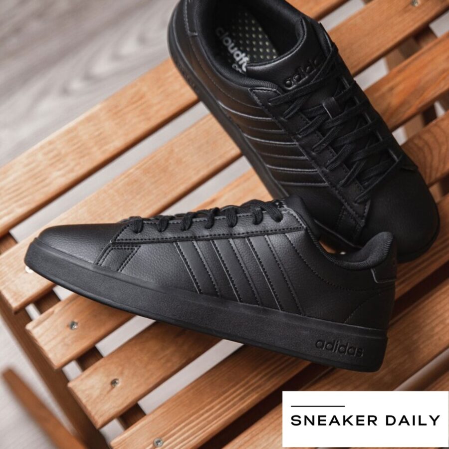 giày adidas neo grand court cloudfoam 'black' gw9198