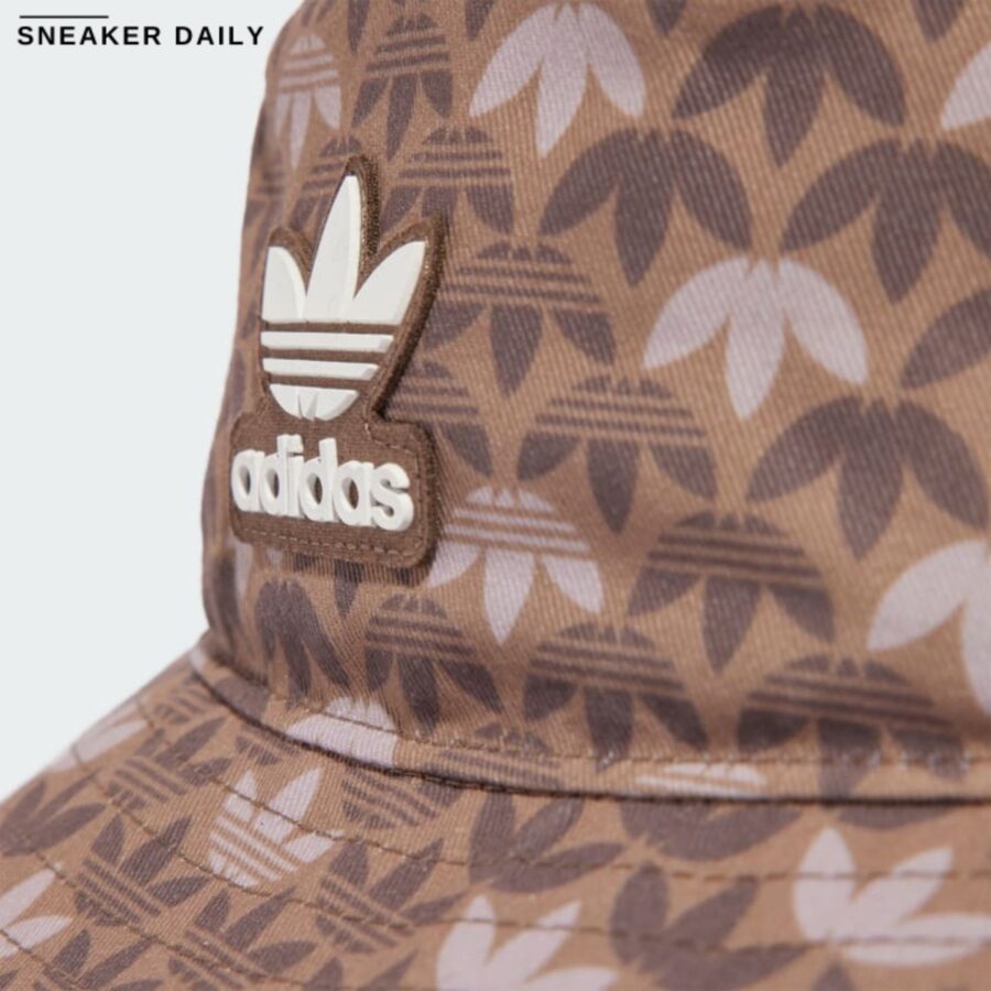 mũ adidas monogram bucket hat - earth strata iu0044