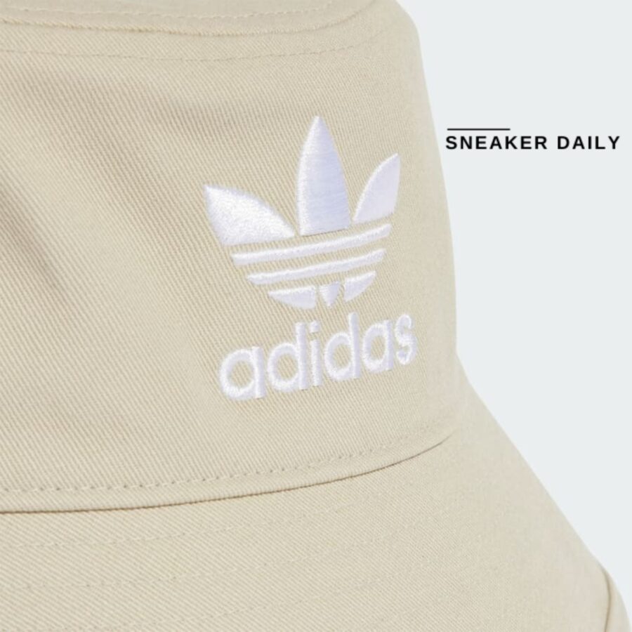 mũ adidas trefoil adicolor bucket hat - putty grey is4629