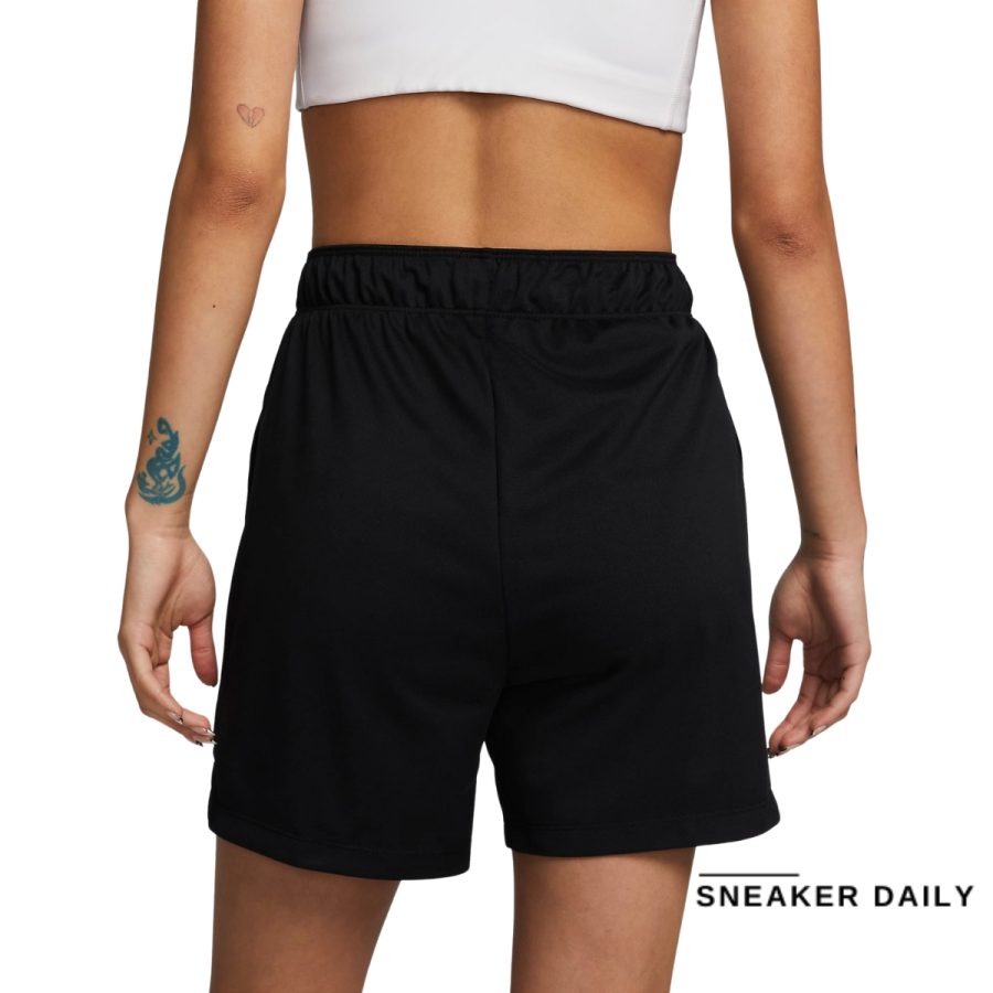 quần nike dri-fit attack women's mid-rise 5" unlined shorts - black dx6025-010