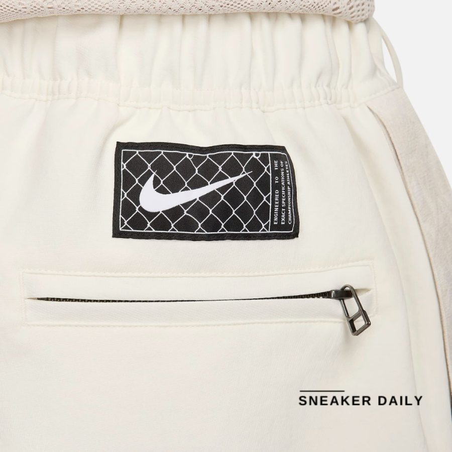 quần nike men's tearaway basketball pants - sail fn2677-133