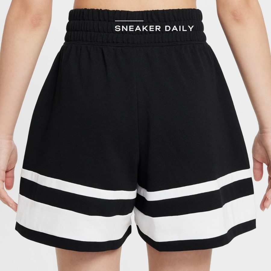 quần nike sportswear girls' shorts - black fv0190-010