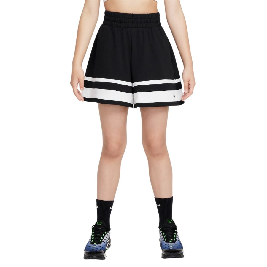 quần nike sportswear girls' shorts - black fv0190-010