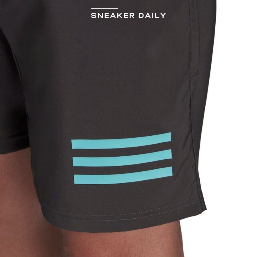quần adidas club tennis 3-stripes shorts - pulse aqua hb9071