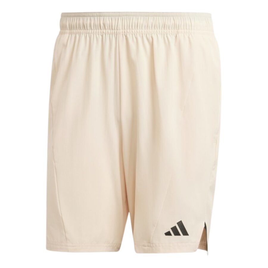 quần adidas designed for training workout shorts - crystal sand is3834