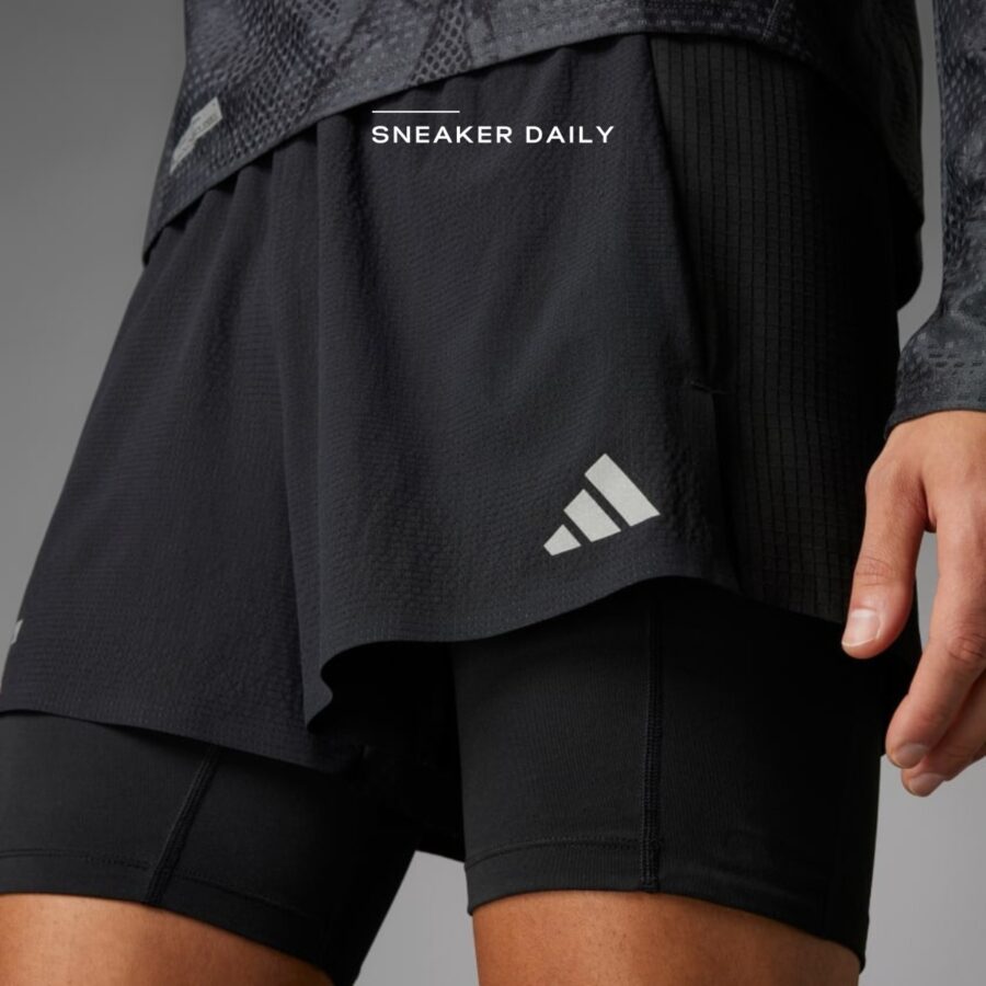 quần adidas ultimateadidas 2-in-1 shorts - black il7186