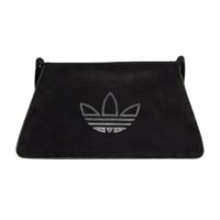 túi adidas rhinestones fake suede shoulder bag - black it7375