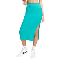 váy nike sportswear chill knit women's slim ribbed midi skirt - dusty cactus fq1637-345