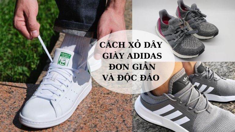 cach xo day giay adidas
