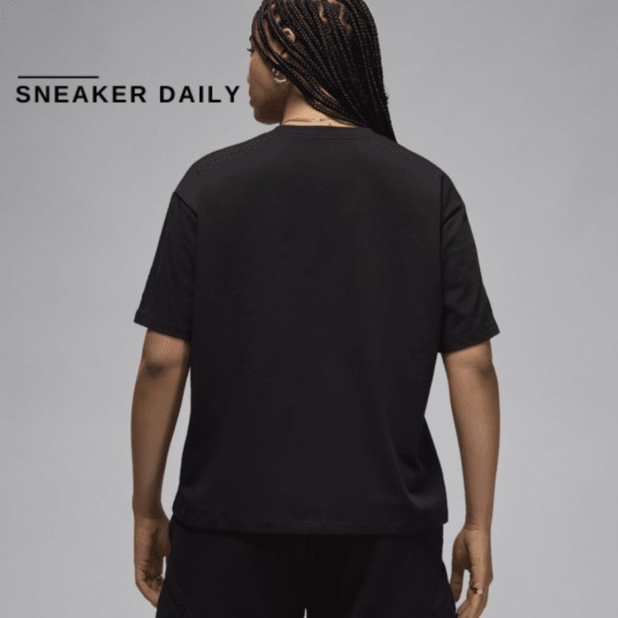 áo air jordan x nina chanel t-shirt black fz7524-010