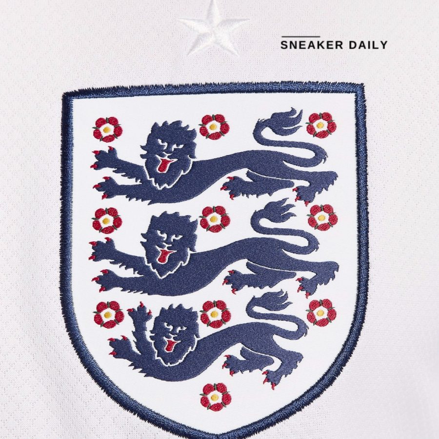 áo england (men's team) 2024/25 stadium home men's nike dri-fit football replica shirt fj4285-100