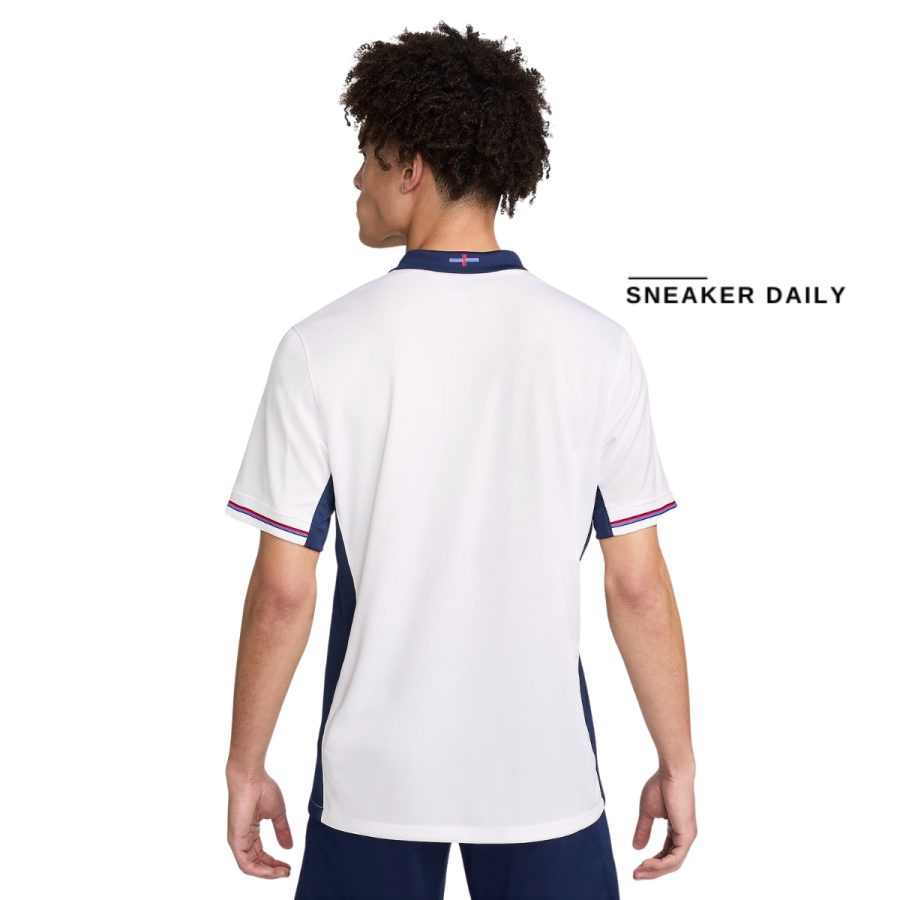 áo england (men's team) 2024/25 stadium home men's nike dri-fit football replica shirt fj4285-100