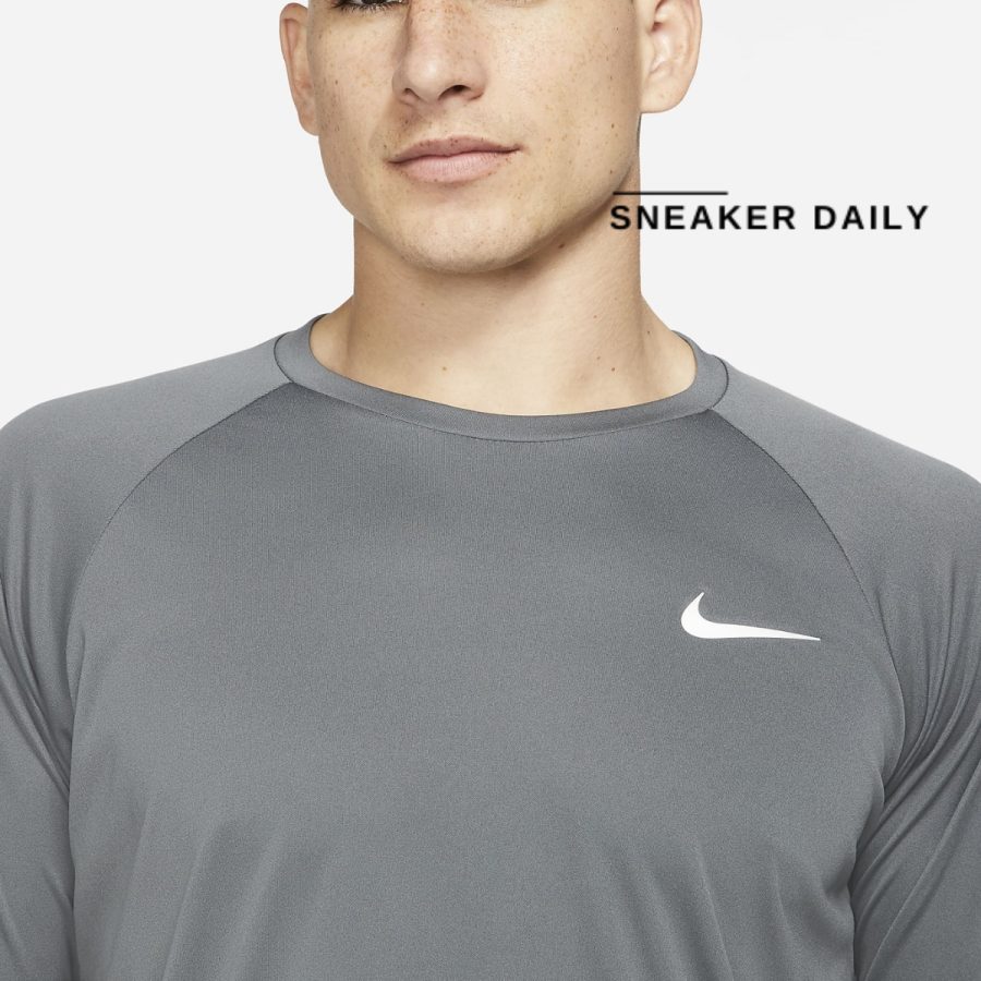 áo nike essential men's long sleeve hydroguard swim shirt dm3768-068