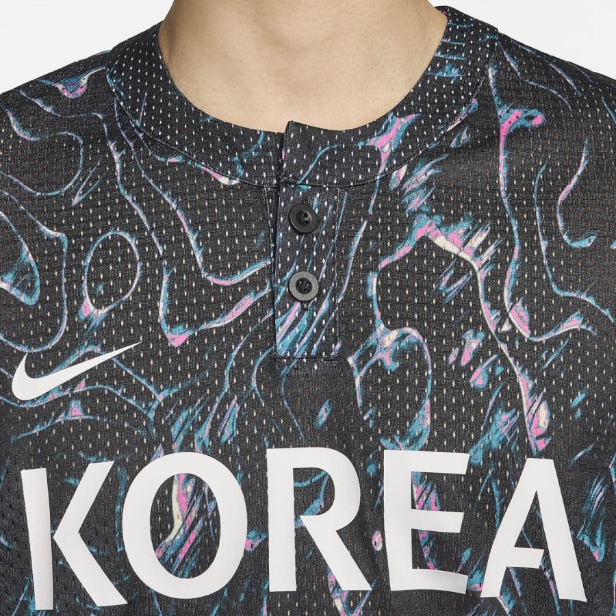 áo nike korea men's nike baseball jersey fj8083-010